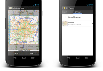 Google Maps для Android работают в оффлайне