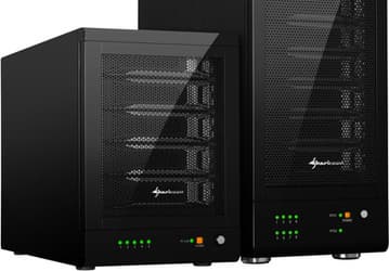 Корпуса Sharkoon 5-Bay RAID Station и Sharkoon 8-Bay RAID Station предназначены для массивов накопителей типоразмера 2,5 и 3,5 дюйма
