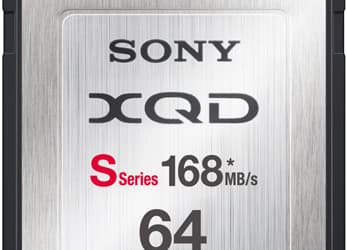 Карточки памяти Sony XQD S развивают скорость записи до 168 МБ/с
