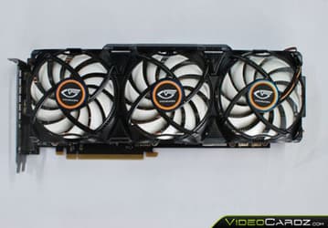 Компоненты 3D-карты Axigon GeForce GTX 680 Temple Edition охлаждает кулер Accelero Xtreme Plus