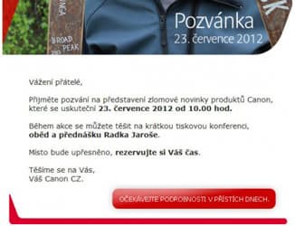 Первая беззеркальная камера Canon может быть представлена 23 июля