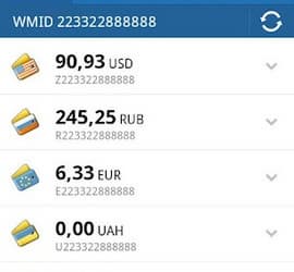 Новая версия Webmoney Keeper Mobile для Android