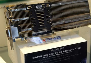 3D-карта Sapphire Radeon HD 7770 имеет пассивное охлаждение