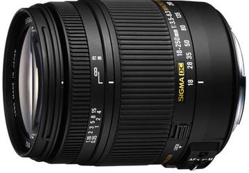 Анонсирован объектив Sigma 18-250mm F3.5-6.3 DC Macro OS HSM для зеркальных камер