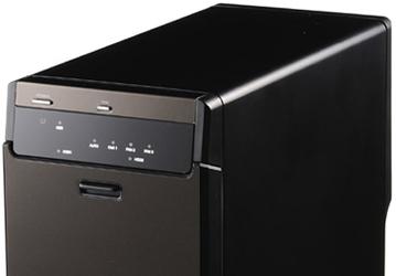 Корпус для двух HDD Logitec LHR-2B поддерживает подключение USB 3.0