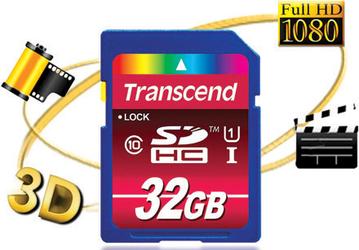 Скорость записи карт памяти Transcend SDHC Class 10 UHS-I объемом 32 ГБ достигает 45 МБ/с, чтения — 85 МБ/с