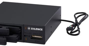 Xilence совмещает док для накопителей с картоводом