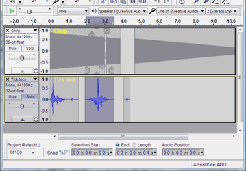 Audacity v.2.0.1 - простой в использовании мульти-платформенный музыкальный редактор