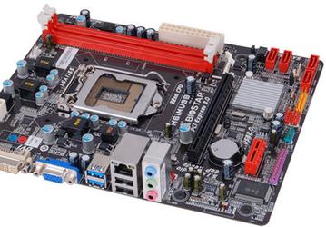 Системные платы BIOSTAR H61MU3B поддерживают процессоры Ivy Bridge