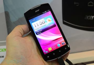 Acer показала доступный смартфон Liquid Glow E330 под управлением Android 4.0