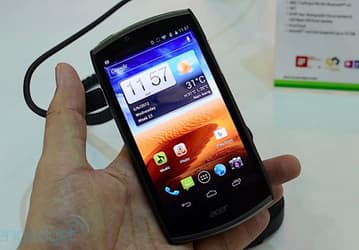 Смартфон Acer CloudMobile S500: «живые» фото и технические подробности