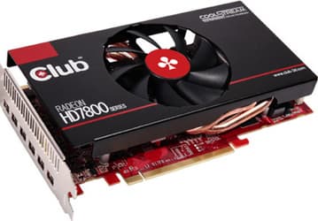 3D-карта Club 3D Radeon HD 7870 Eyefinity 6 оснащена шестью выходами mini-DisplayPort