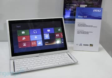 Ультрабук-трансформер MSI Slider S20: «живые» фото