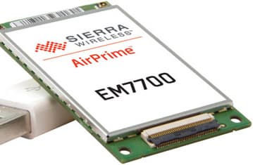 Толщина самого тонкого в мире модуля 4G LTE, созданного специалистами Sierra Wireless, равна 2,5 мм