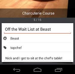 Evernote Food 1.1.10 для Android сохранит впечатления о блюдах и вкусах