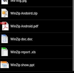 Обновлен архиватор WinZip для Android