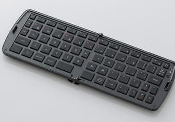 Складная клавиатура для мобильных устройств Elecom TK-FBS039E оснащена интерфейсами Bluetooth и USB