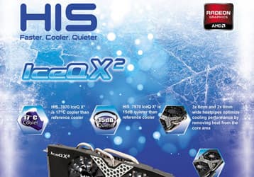 Видеокарта HIS Radeon HD 7970 IceQ X<sup>2</sup> получит фирменную систему охлаждения с двумя вентиляторами