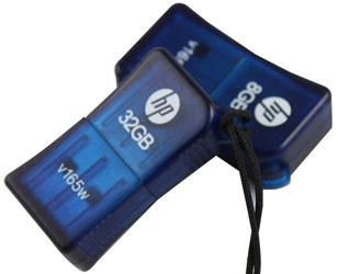 PNY нанесла на USB-диск v165w логотип HP