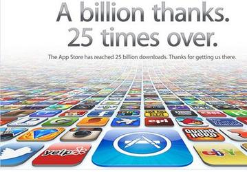 Пользователи iOS скачали 25 млрд приложений из App Store
