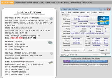 Инженерные образцы процессоров Intel Core i7 3770K и Core i5 3570K опробованы при работе на повышенных частотах