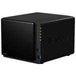 NAS-сервер Synology DiskStation DS412+ вмещает четыре накопителя