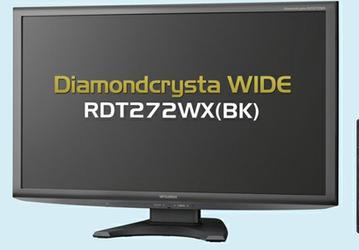 Mitsubishi оснастила монитор DiamondCrysta RDT272WX-BK панелью IPS и гибридным TV-тюнером