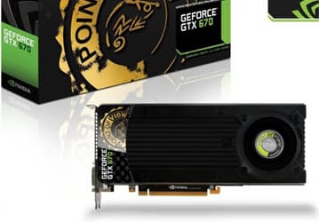 Компоненты 3D-карты Point of View GeForce GTX 670 будут работать на рекомендованных частотах