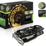 GPU 3D-карты Point of View GeForce GTX 680 EXO разогнан до 1176 МГц