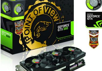 3D-карта POV/TGT GeForce GTX 680 UltraCharged разогнана в заводских условиях до 1176 МГц