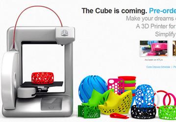Cubify начинает прием заказов на 3D-принтер Cube