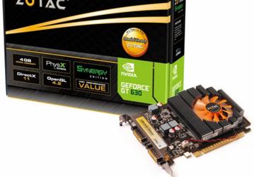 ZOTAC представила 3D-карты серии GeForce 600 