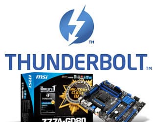 Начались поставки системных плат MSI Z77A-GD80 с интерфейсом Thunderbolt