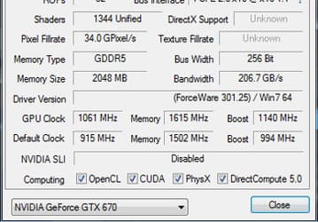 NVIDIA GeForce GTX 670 удалось разогнать с 915 МГц до 1061 МГц и оценить ее производительность