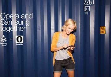 Opera Mini доступна в магазине Samsung Apps