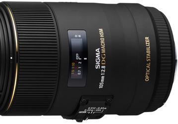 Начались продажи объектива Sigma MACRO 105mm F2.8 EX DG OS HSM для камер Sony