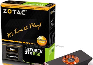 ZOTAC готовит к выпуску низкопрофильный вариант 3D-карты GeForce GTX 650
