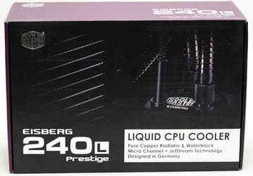 На радиатор СВО Cooler Master Eisberg 240L Prestige можно установить до четырех вентиляторов