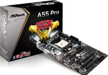 Системная плата ASRock A55 Pro рассчитана на гибридные процессоры AMD в исполнении FM1