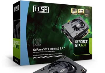 3D-карта ELSA GeForce GTX 650 Ver. 2 S.A.C. обходится без дополнительного питания