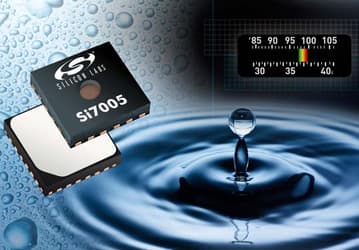 Silicon Labs объединяет в микросхеме Si7005 датчики относительной влажности и температуры 