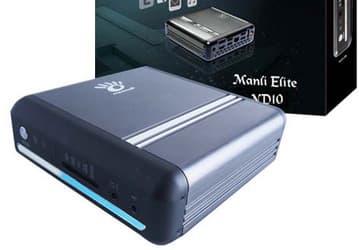 Габариты неттопа Manli Elite ND10 равны 127 x 127 x 45 мм 