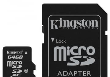 У Kingston готовы карты памяти microSDXC Class 10 объемом 64 ГБ