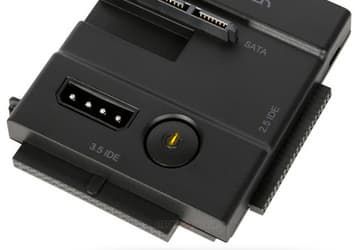 Адаптер Icy Dock MB981U3N-1SA с интерфейсом USB 3.0 рассчитан на накопители с интерфейсом SATA и IDE 