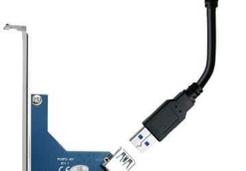 Area SD-PECPCiRi превращает слот PCI Express x1 в два слота PCI