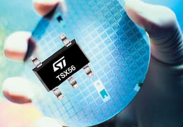 STMicroelectronics объявила о выпуске операционных усилителей TSX561, TSX562 и TSX564