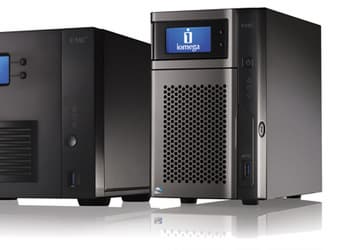 Хранилища Iomega StorCenter px2-300d и StorCenter ix4-300d рассчитаны на два и четыре накопителя соответственно