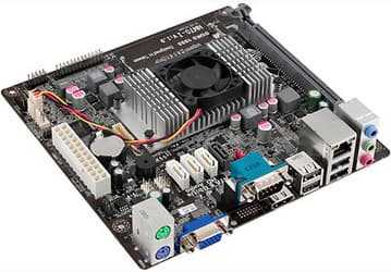 ECS комплектует системную плату NM70-I процессорами Celeron