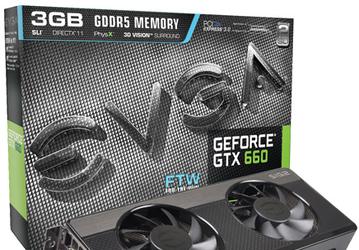 Максимальная частота GPU видеокарт EVGA GeForce GTX 660 FTW Signature 2 2GB и FTW Signature 2 3GB составляет 1137 МГц