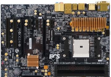 ECS анонсировала системную плату A85F2-A Golden для APU AMD Trinity